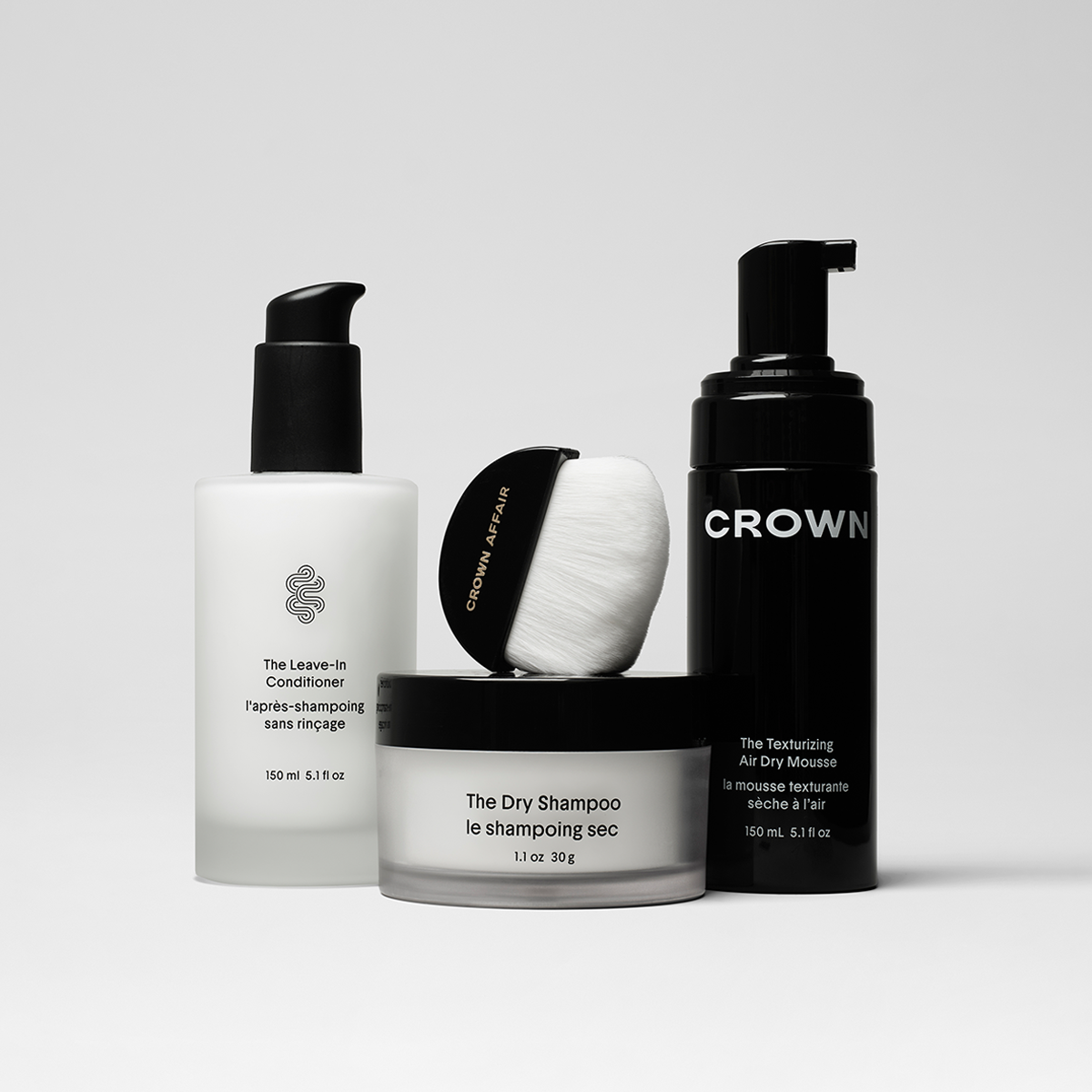 The Best Sell Trio - The Leave In Conditioner, Dy Shampoo, Texturizing Air Dry Mousse