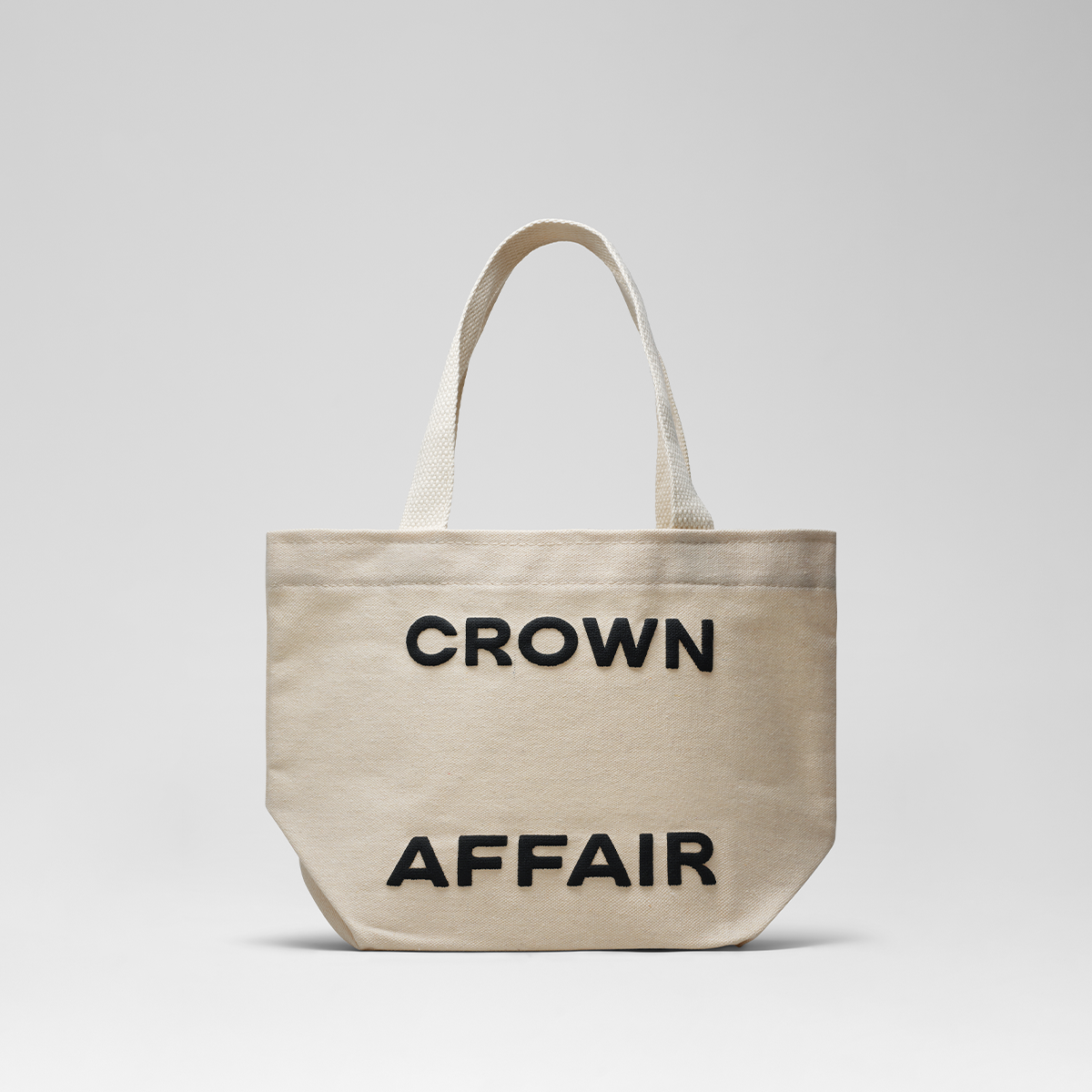 The Mini Canvas Tote Bag - Crown Affair