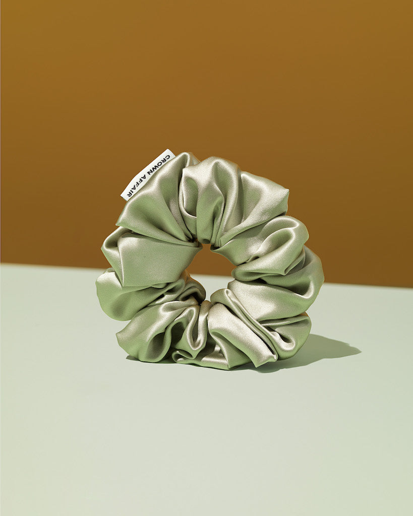 Scrunchie No. 002 Silk Satin Scrunchies – Crown