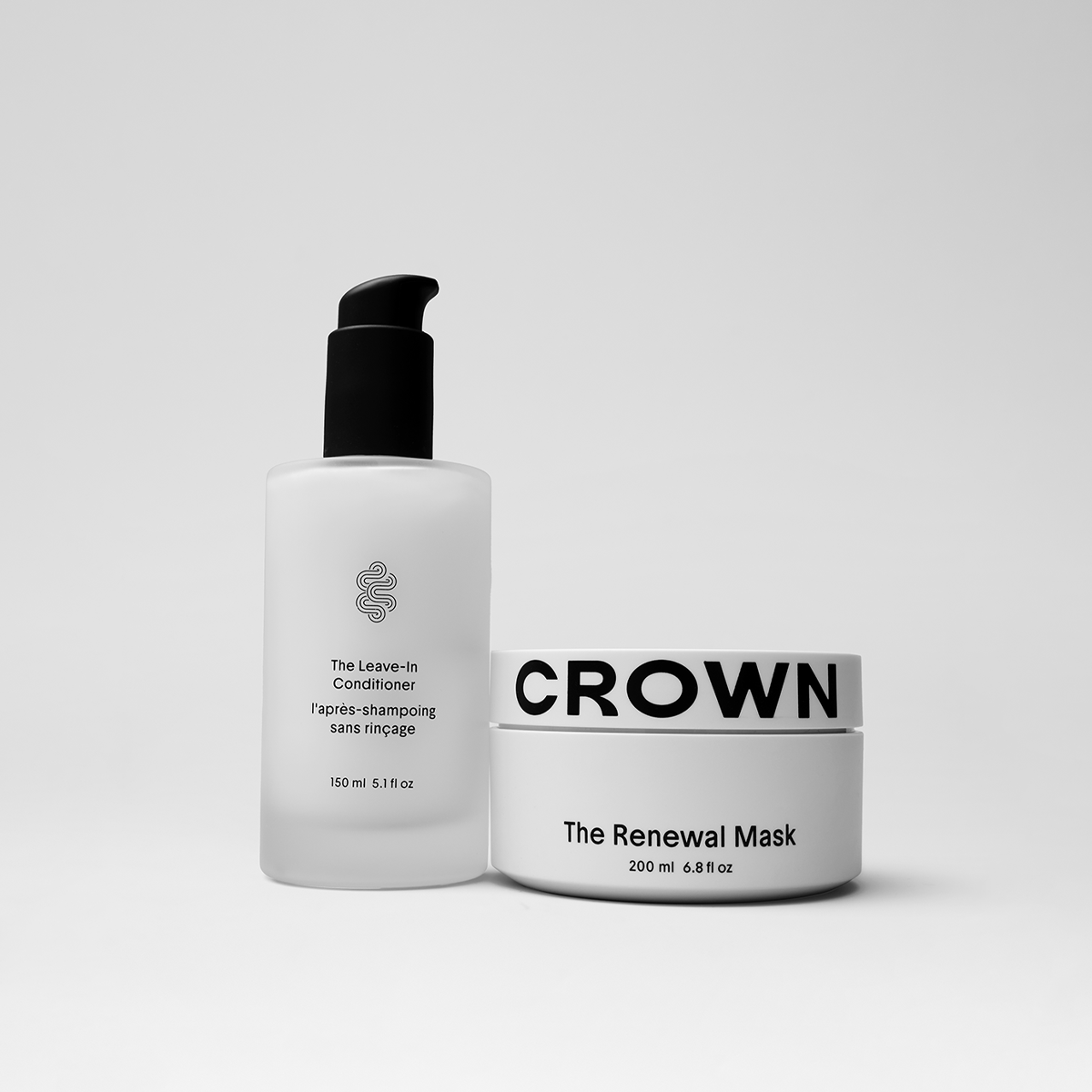 The Weightless Hydration Duo
 - The leave in conditioner and the renewal mask 