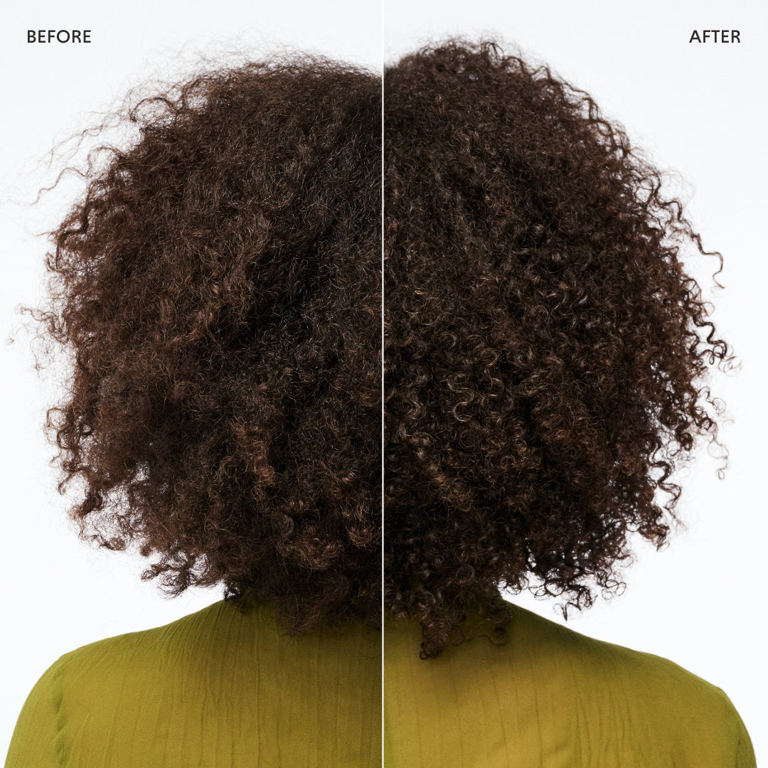 before and after DS & Durga Leave In Conditioner 
