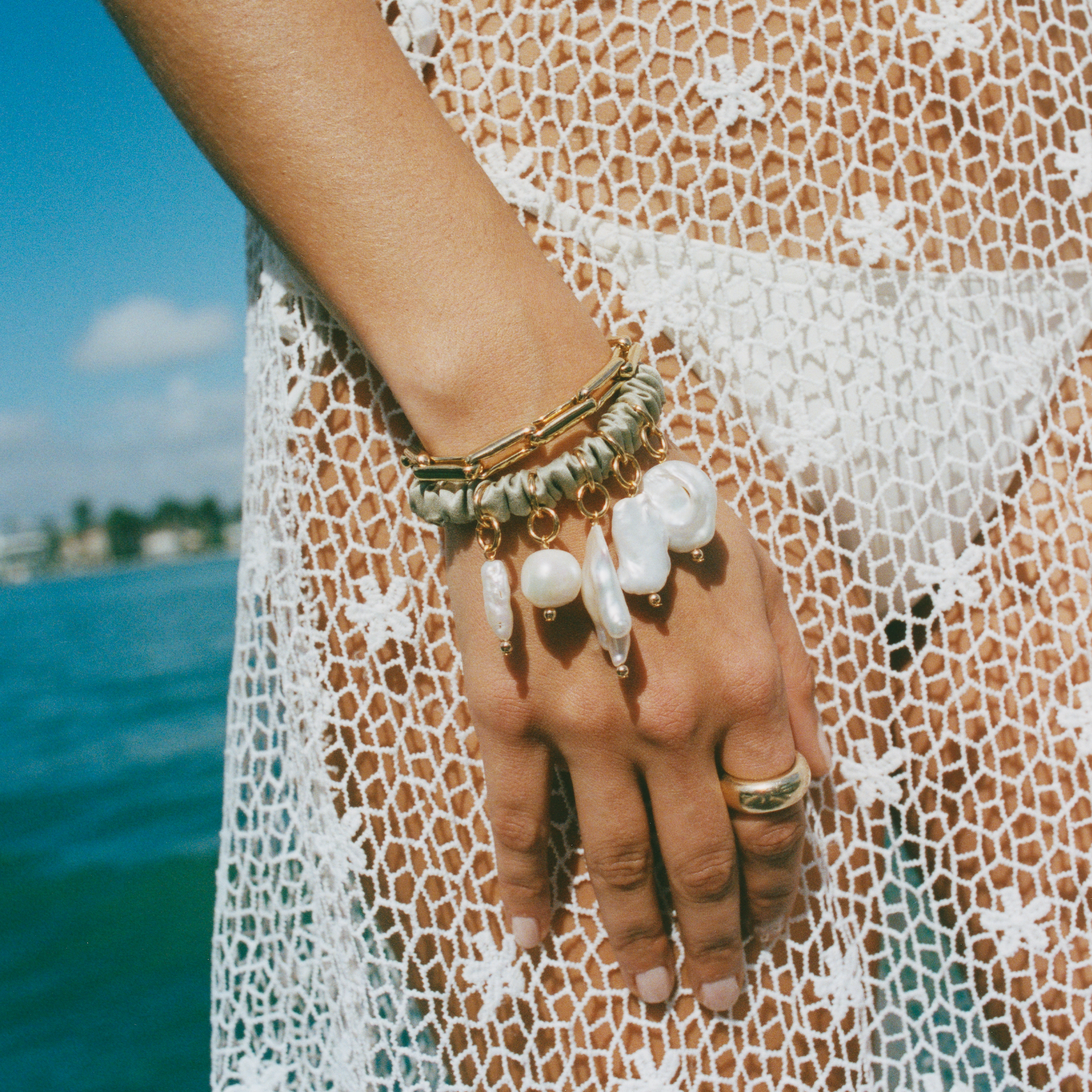 The Venus Scrunchie by éliou x Crown Affair