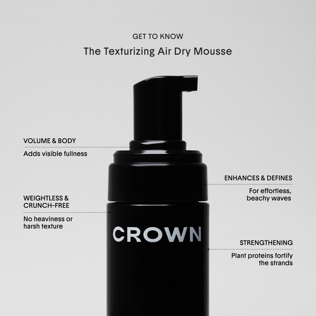 Crown Affair The Texturizing Air Dry Mousse - Thumbnail 5