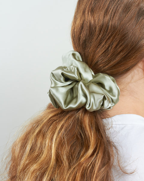 Scrunchie No. 002 - Silk Satin Scrunchies Crown Affair