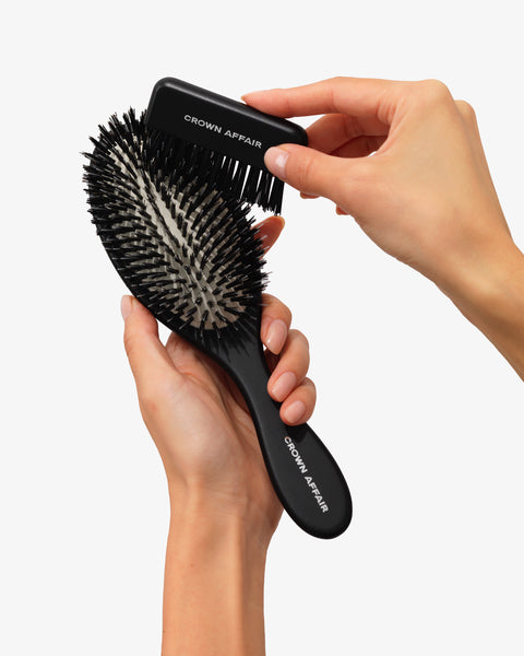 Comb and hair brush cleaner beech wood